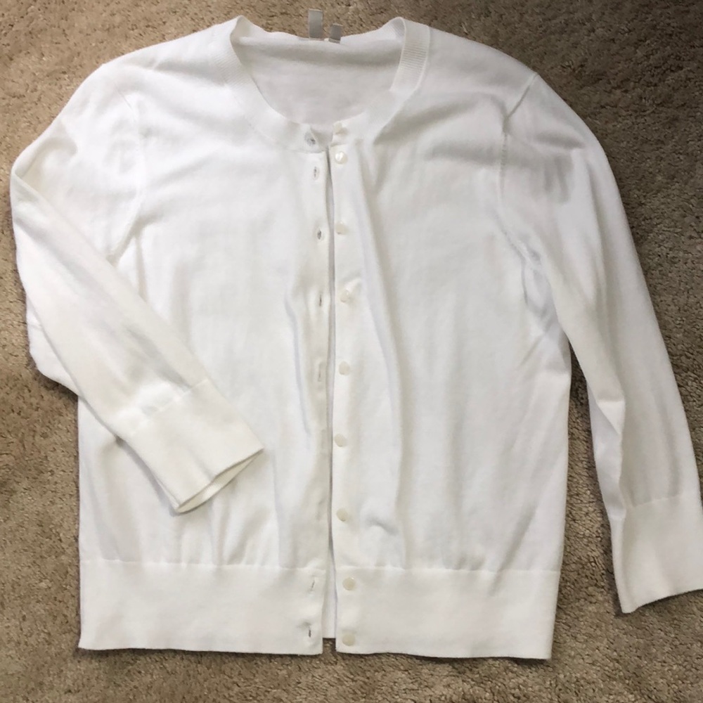 White Cardigan Size: PM